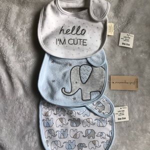 NWT 3 piece bib set by First Impressions